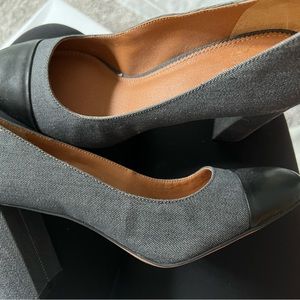 Like new Franco sarto denim heels 3 in heel